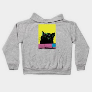 Fat Cat in a Box Kids Hoodie